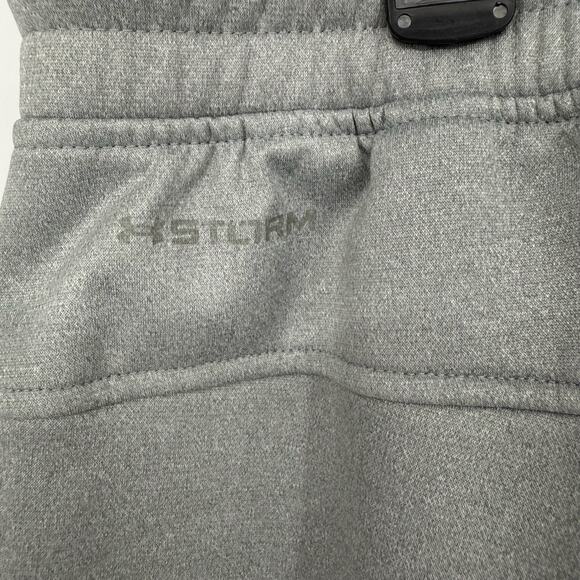 Y2K Under Armour Coldgear Sweatpants Grey Fleece Lined Men’s XL - Picture 4 of 6